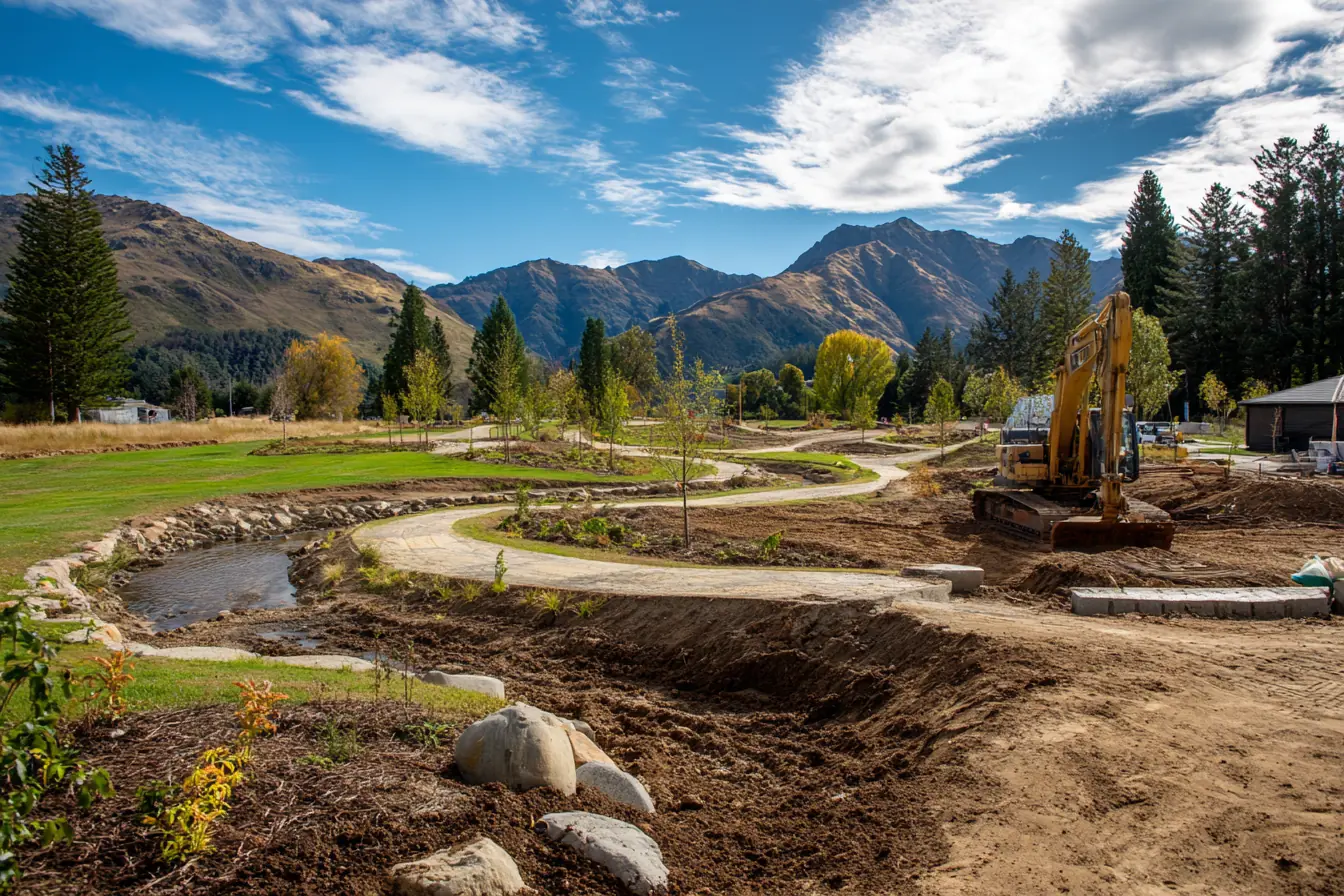 Zemljani radovi, iskopi, parterno uređenje, ozelenjavanje i interne saobraćajnice